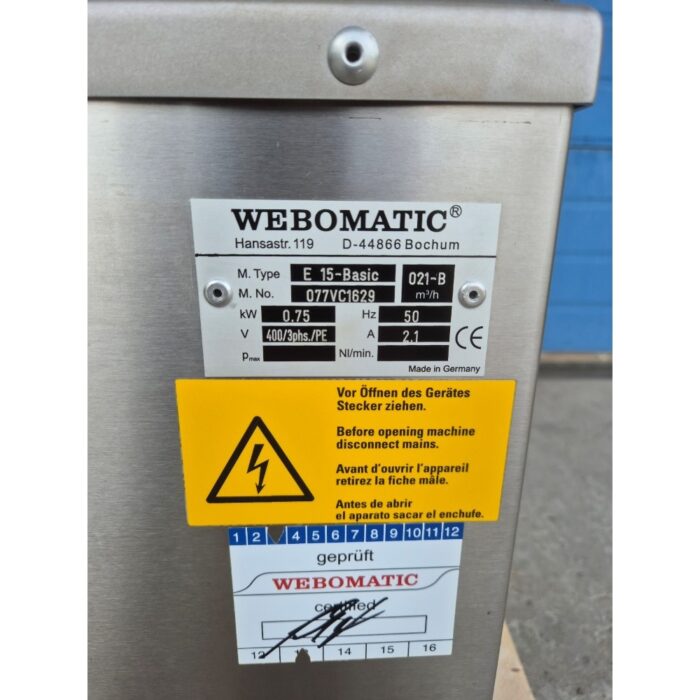 Vakuumpakker - Webomatic E15 Basic - Brugt - Image 8